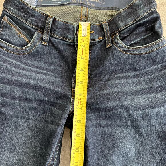 Wrangler Willow Riding Jeans Women's 26/1 x 32 Bootcut Dark Wash Stretch Waist - Picture 7 of 11